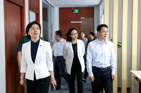 江苏省委网信办、省委宣传部领导赴MK体育科技园调研重点企业